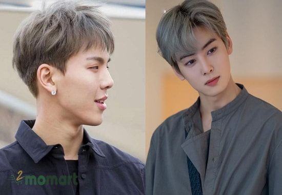 Chất phát ngất với màu tóc xám than mới lạ