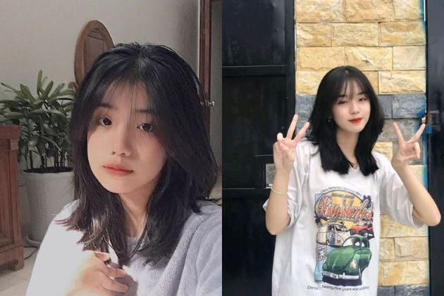 Kiểu tóc layer dài ép thẳng mái ngố trẻ trung