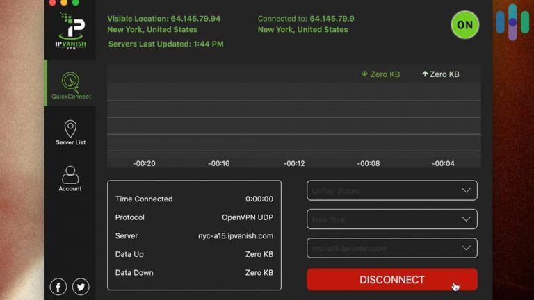 Ivacy VPN Windows Screenshot