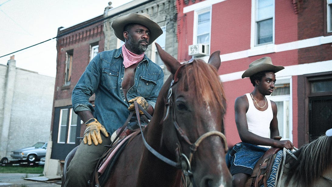 Idris Elba and Caleb McLaughlin, Concrete Cowboy