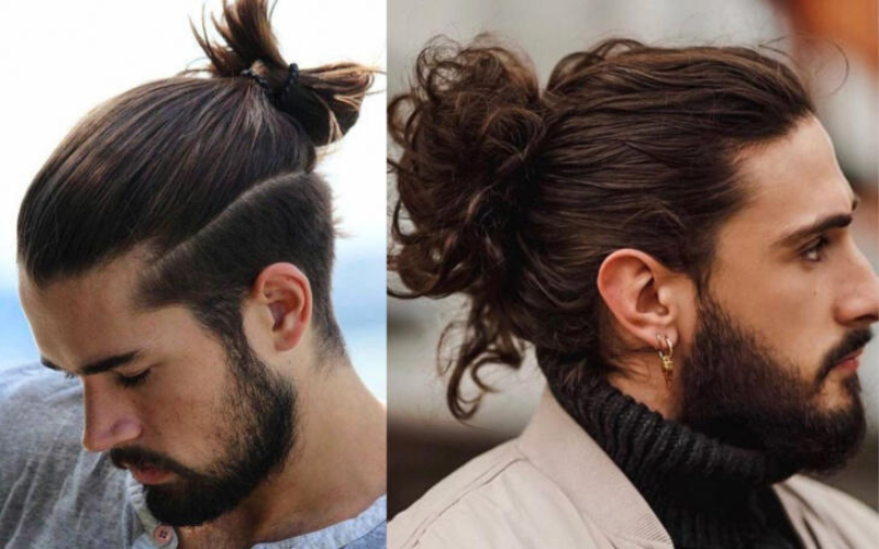 Phong cách tóc nam đẹp Man bun
