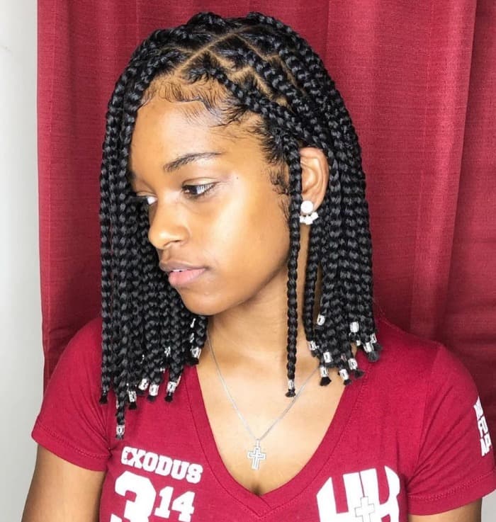 Short Knotless Braids