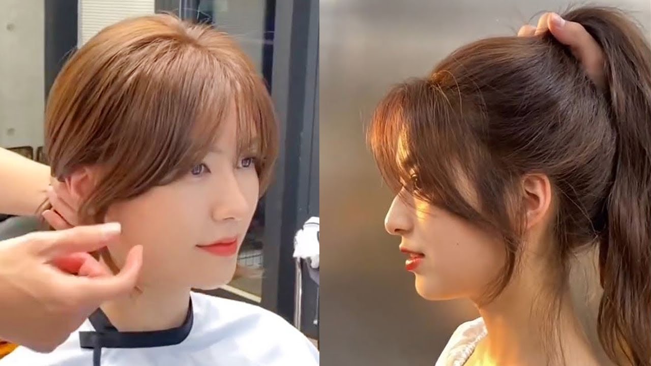 Kiểu tóc layer học sinh nữ mặt tròn