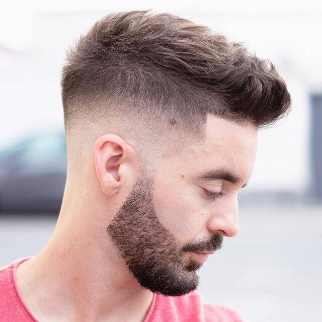 Short Textured Low Fade Haircut