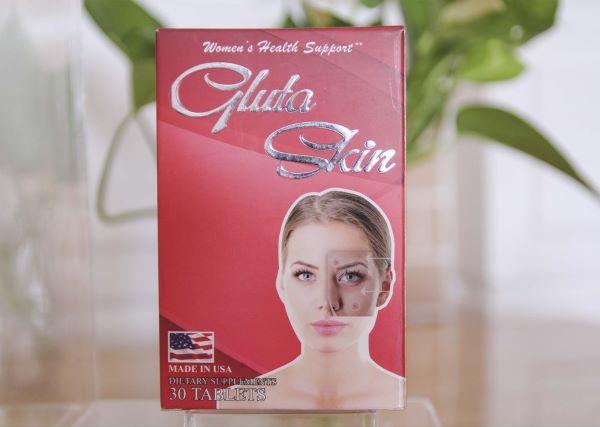 ViÃªn uá»ng tráº¯ng da Gluta Skin