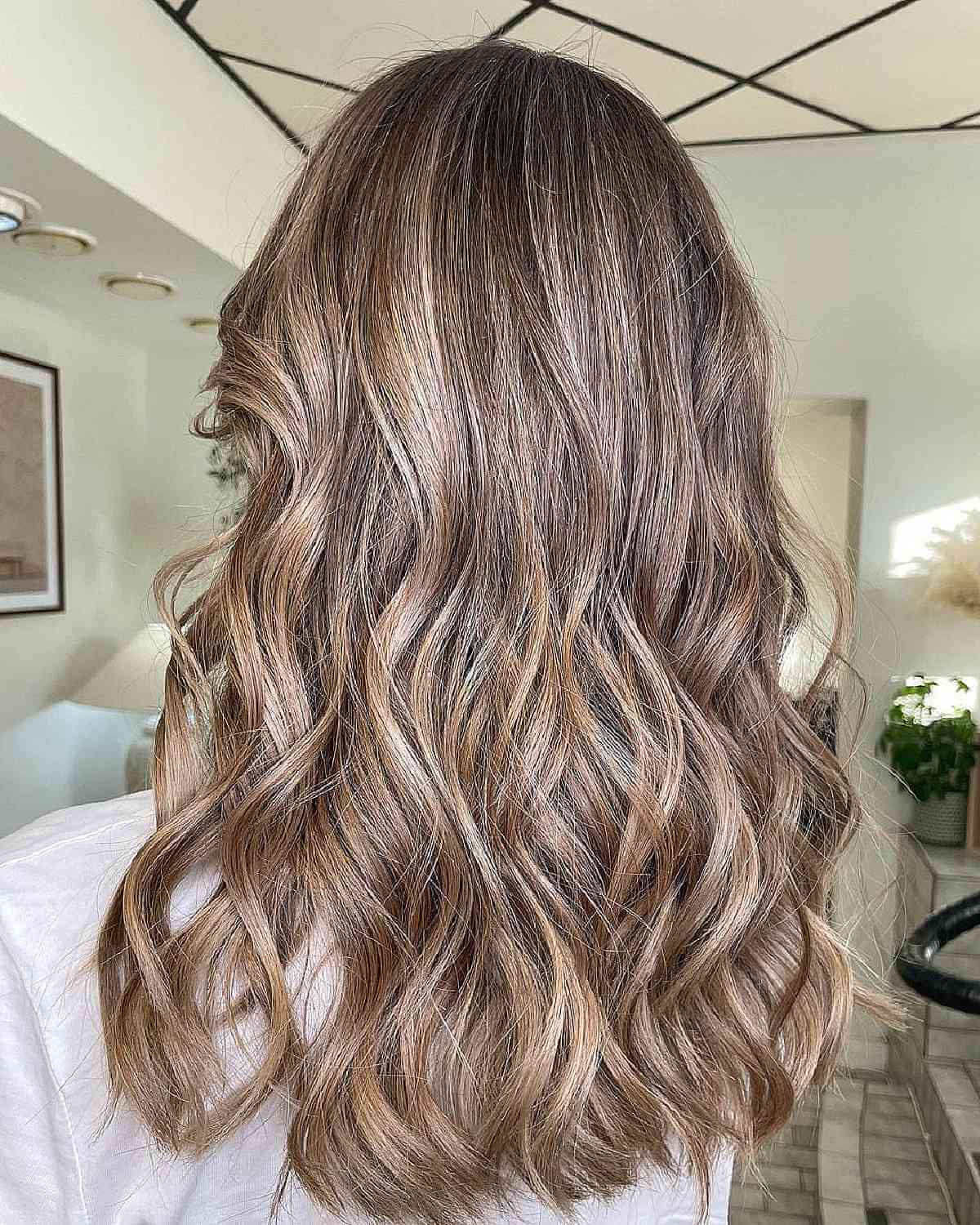 Mystical Lavender Balayage Color